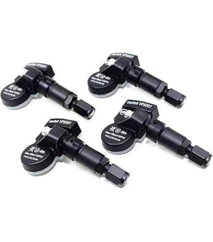 Amazon.com: Set of 4 TPMS 433mhz Tire Pressure Sensors with Black