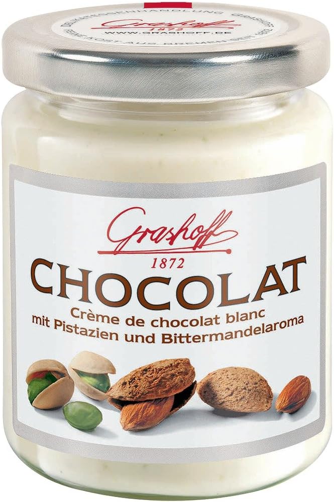 Grashoff - White Chocolate Cream with Pistachio and Almond 250g