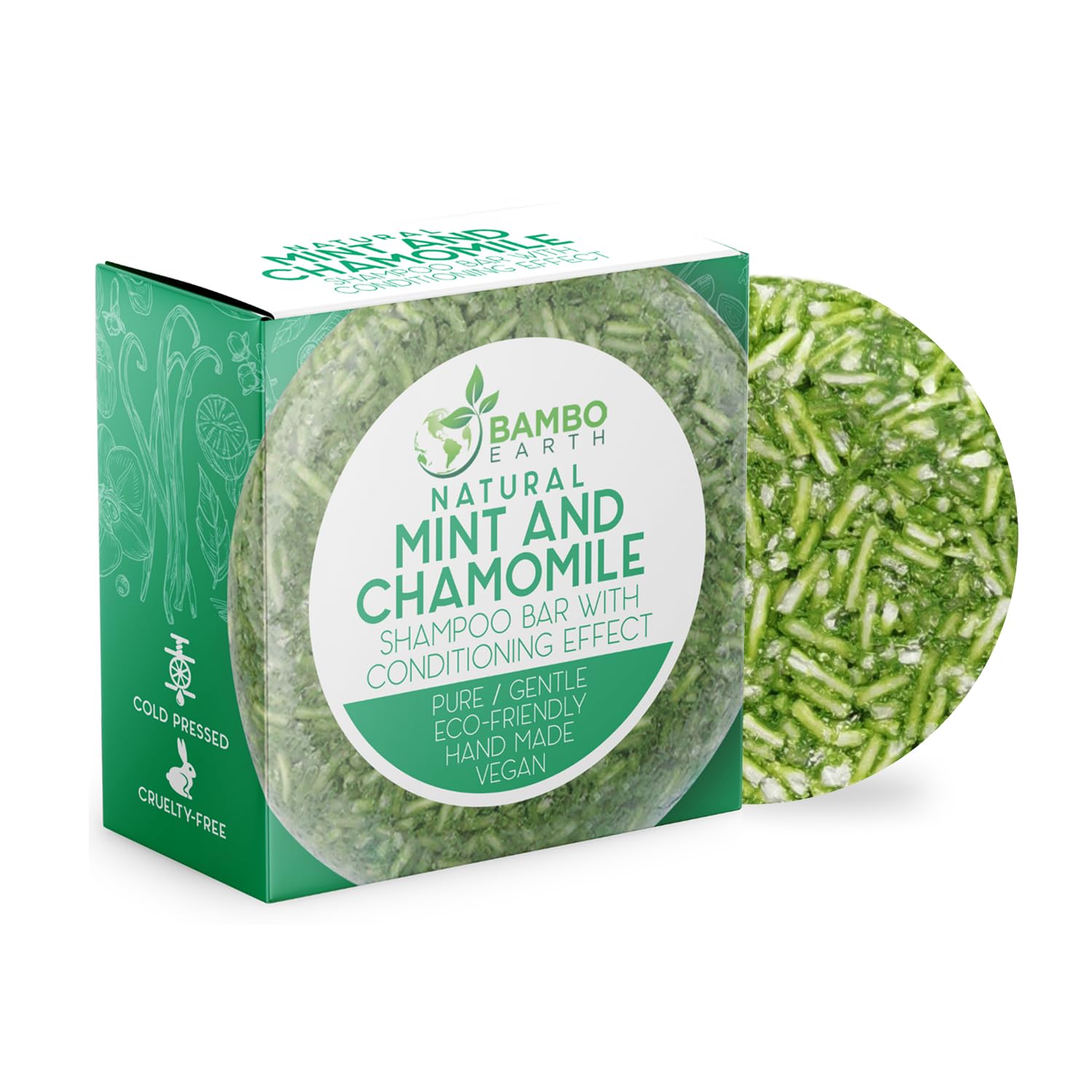 Solid Shampoo Bar And Conditioner Effect Hair Soap – Natural Shampoo Bars For Hair w/Based Essential Oils