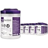 Super Sani-Cloth Disinfecting Cleaning Wipes, 12 Pack Case, 160 Count Each, Large Surface Wipes (6" x 6.75"), Multi-Surface Germicidal Cleaner for Home Health, Medical, Commercial Use