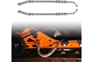 KAVIUS Ice Scratchers Snowmobile 2PCS Set Compatible with Polaris Arctic Cat Ski-doo Lynx Cable Ice Scratchers Kit Fit for Reverse & Non-reverse Gear Equipped Snow Mobiles Track Heights Above 2-1/2"