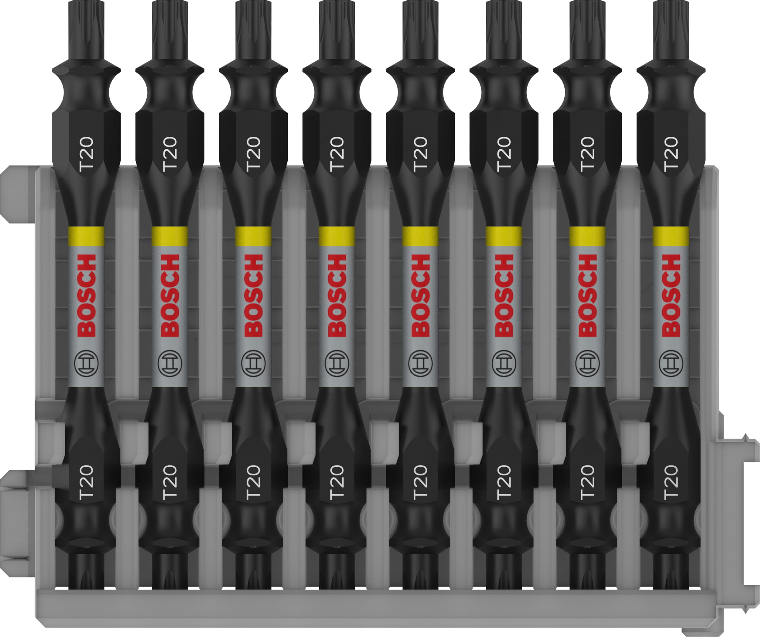Bosch 8X PRO Double-Ended Impact Bits with Pick and Click Index (170 x 120 mm, Professional Accessory Screwdriver, Screwdriver)
