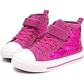Toandon Kids Adorable Fashion High Top Casual Canvas Sneakers