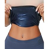Dulchany Sauna Suit Waist Trimmer for Women Waist Trainer Sweat Band for Stomach Belly Thermo Slimming Belt Workout