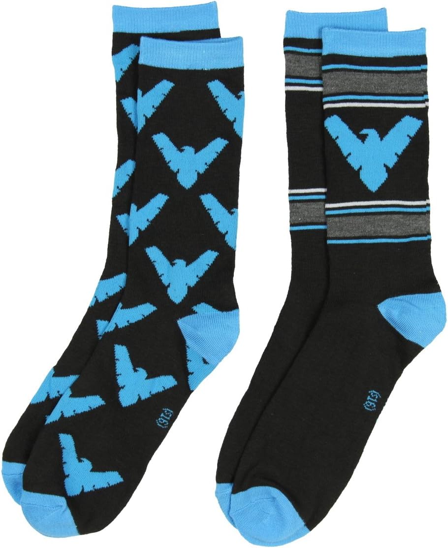 Nightwing 2 Pack Crew Socks