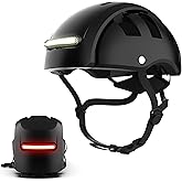 FEND Super Plus Folding Bike Helmet with Lights – Patented Smart-Fold 50% Compact Design, Ultra-Bright USB-C Front & Rear LEDs, CPSC/EN1078 Certified, for Adults, Commuters, E-Bikes, Scooters