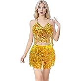 MUNAFIE Electric Music Festival Clothing for Women Carnival Halloween and Cosplay Cheerleader Costume for Women
