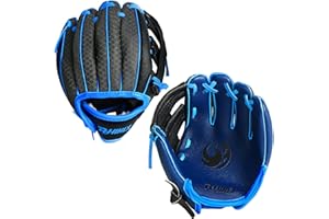 PHINIX Baseball Glove Tee Ball Mitts 8.5 Inch for Kids Play & Training