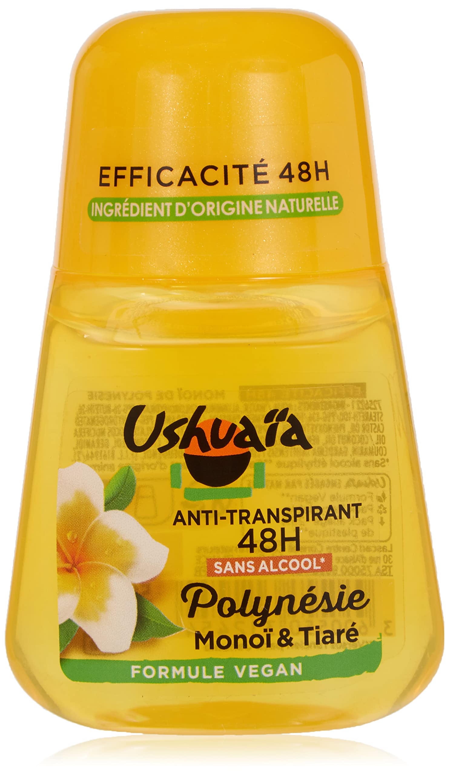 Women’s Deodorant Ball Treatment Polynesia Monoi Oil & Tiara Flower, 48 hours Protection - 50 ml
