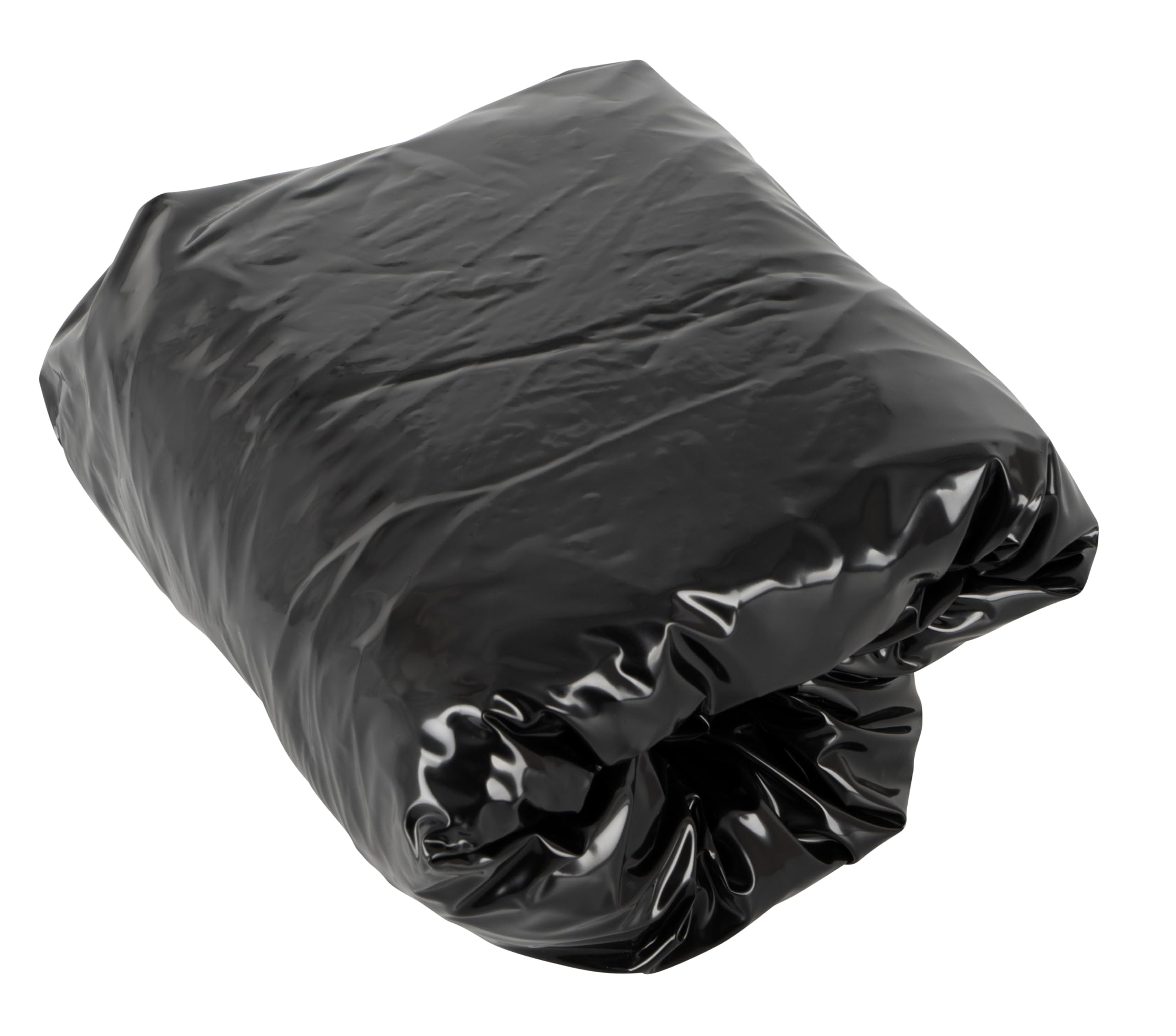 Black Level Black Vinyl Fitted Sheet