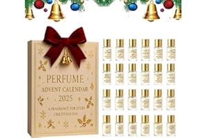 Luxury Perfume Advent Calendar 2025-24 Days Mini Fragrances Set,Advent Beauty Calendar 2025 Holiday Countdown Set,Travel Size