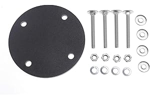 WOODWOULD Heavy-Duty Mount Backing Plate Kit for Off-Road Ladder Roof Cargo Rack with Bushings