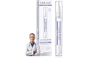 SAVILAND Effective Stop Nail Biting Pen: Portable Quick-Dry No Bite Bitter Nail Polish Bitter Nails Biting Prevention Pen for