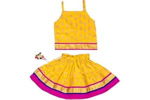 Chandrakala Kids Lehenga Choli Set for Girls (KL101-P)