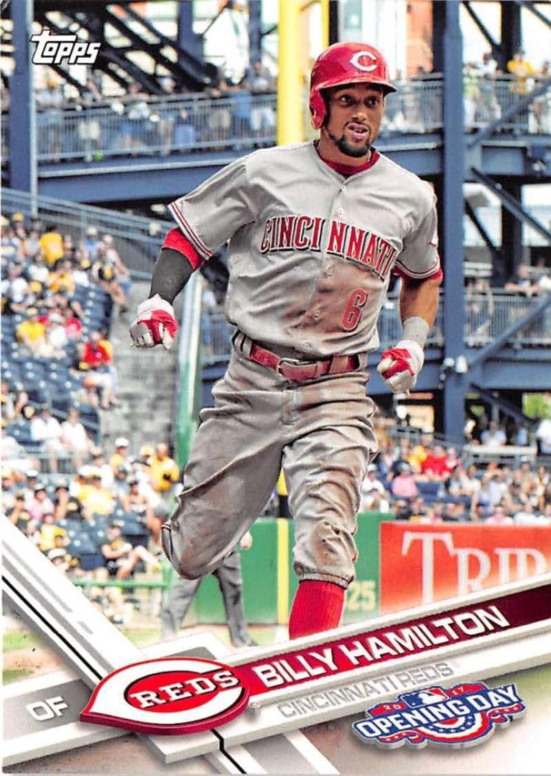 2017 Topps Opening Day 199 Billy Hamilton Cincinnati Reds