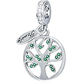 EMOSTAR Sterling Silver Family Charm House Heart Shape Love Charm for Bracelets