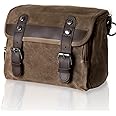 WUMOTIX Motorcycle Tool Bag Vintage Motorcycle Tail Bag Waterproof Messenger Bag BikeTank Bag Saddle Bag Canvas Sissy Bar Bag Handlebar Bag for Powersports Camera Bag for Men& Women