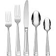 Oneida T078045AL20 Amsterdam 45 Piece Everyday Flatware Set, Service For 8