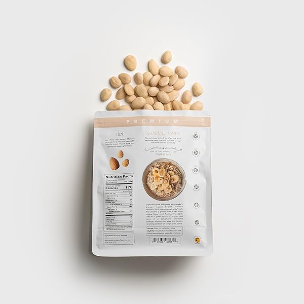 MARKY’S RAW MARCONA ALMONDS NUTS FORM SPAIN – 1 LB / 453 G