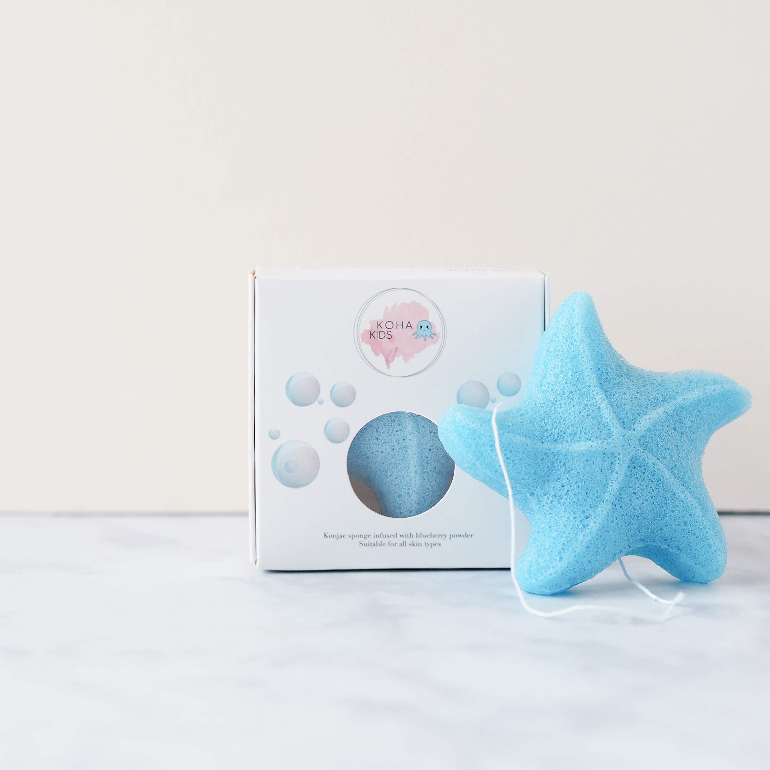 Blueberry Konjac Kids Sponge (Seastar)