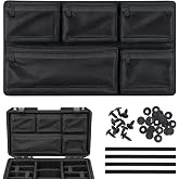Thinkday Mesh Lid Organizer Include 5 Nylon Removable Pockets 1 Hook and Loop Strap and 6 Screws Fits Camera Case, Diving Dry Boxes, Hard Cases &amp; Toolboxes