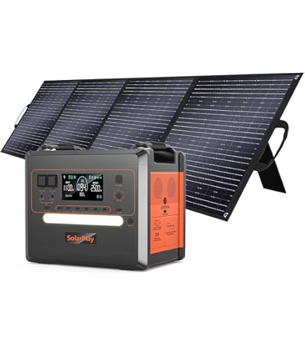 Amazon.com : SolarPlay Portable Power Station 2500W, 2304Wh