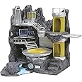 Dickie Toys Jada - Batcave with 6 Metal Nanofigures and 1 Medium Figure, Platform with Light, Sliding Doors, Suitable for Ages 5