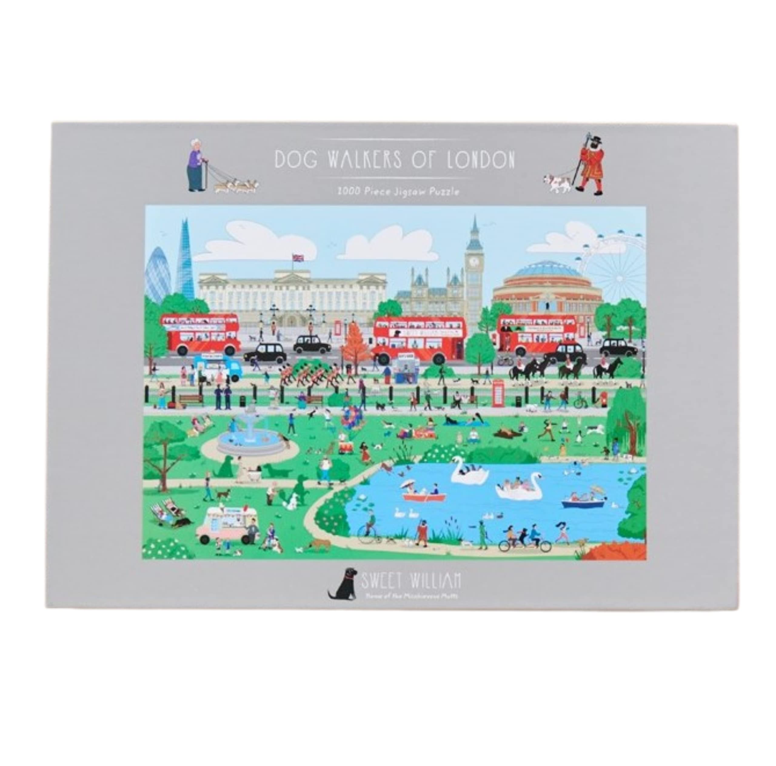Dog Walkers of London Jigsaw Puzzle