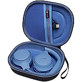 XANAD Hard Case for Bose QuietComfort, QC Ultra, QC 45, QC 35, QC45 SE, QC SE Wireless Noise Cancelling Headphones, Soundcore H30i On-Ear Headphones(Outer Black+Inner Blue)