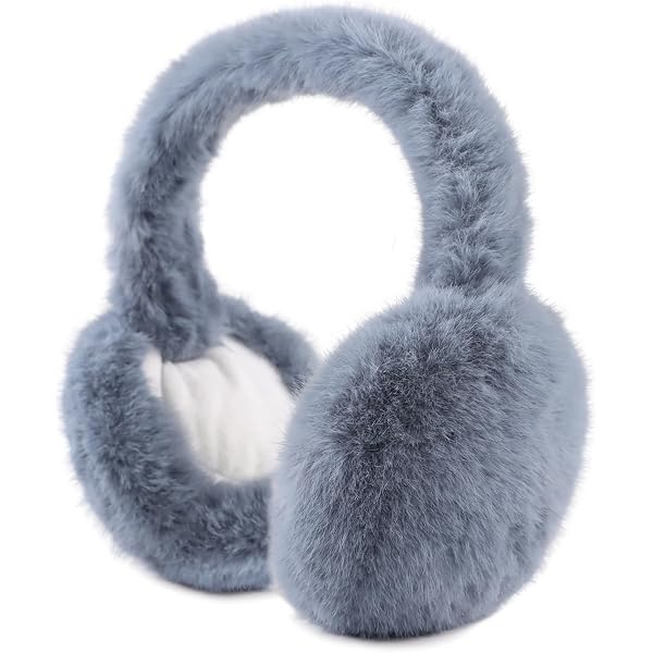 Acrylic Thermal Insulated Ear Muffs White / One Size