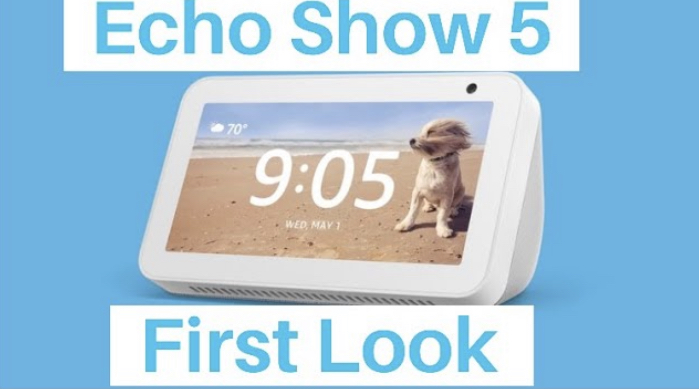 Watch Amazon Echo Show 5 Unboxing on Amazon Live