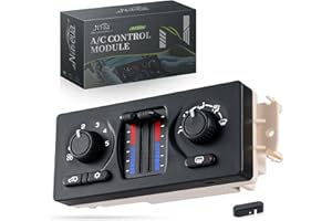 NOROEUA Climate Control Module Fit for Chevy Silverado 1500/2500/3500 Avalanche Suburban Tahoe Trailblazer GMC Sierra 1500/2500/3500 Yukon XL Envoy More 599-210XD AC Heater HVAC Panel