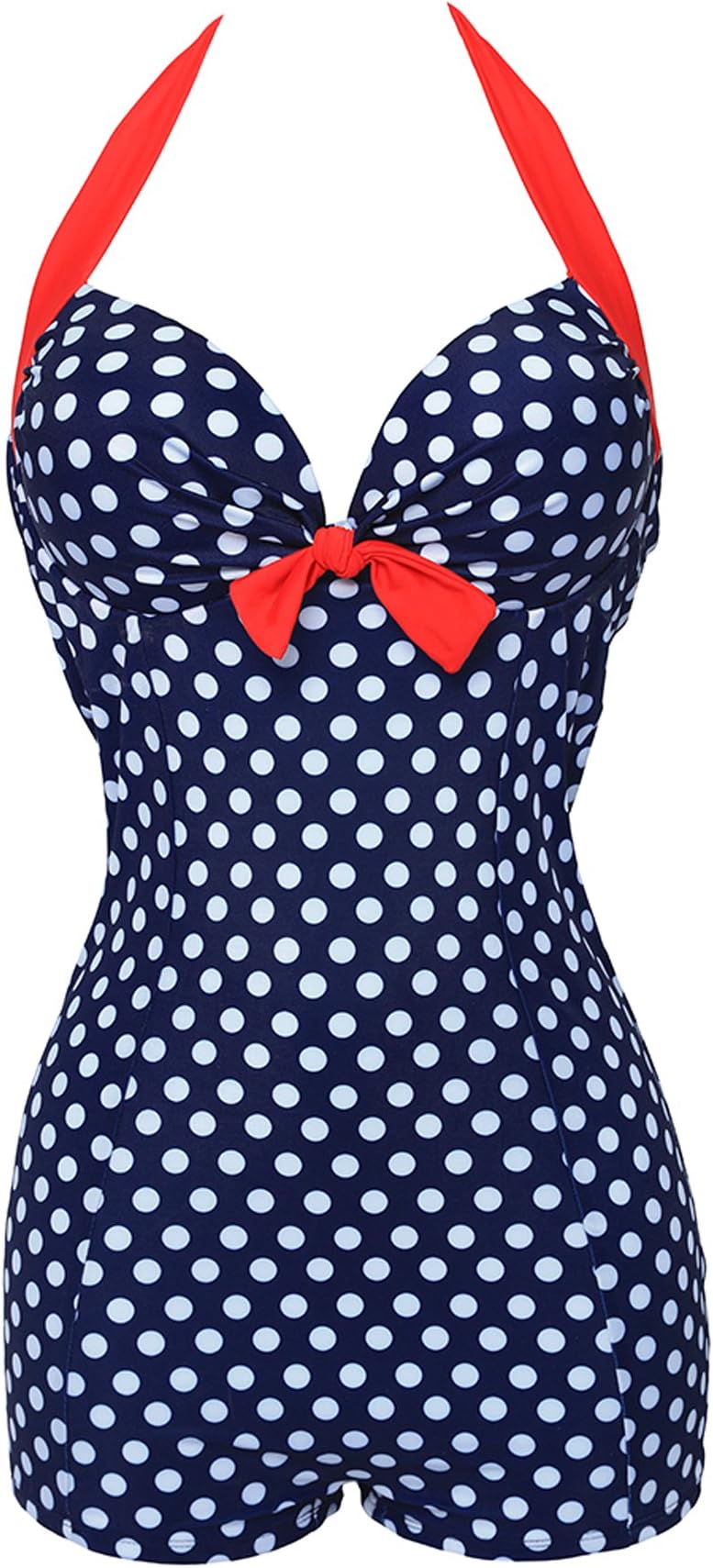 Ladies Boyleg Maillot Swimwear One Piece Tridimensional Cutting Swimsuit Halter Bikini Beachwear M-4XL