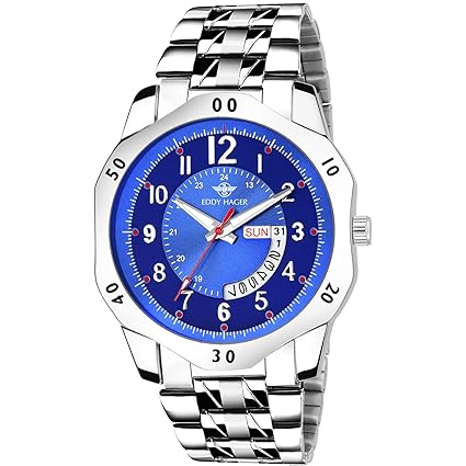 Blue Day and Date Mens Watch EH-240-BL