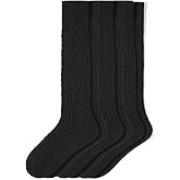 HUE womens Cable Knee Sock 3 Pair Pack