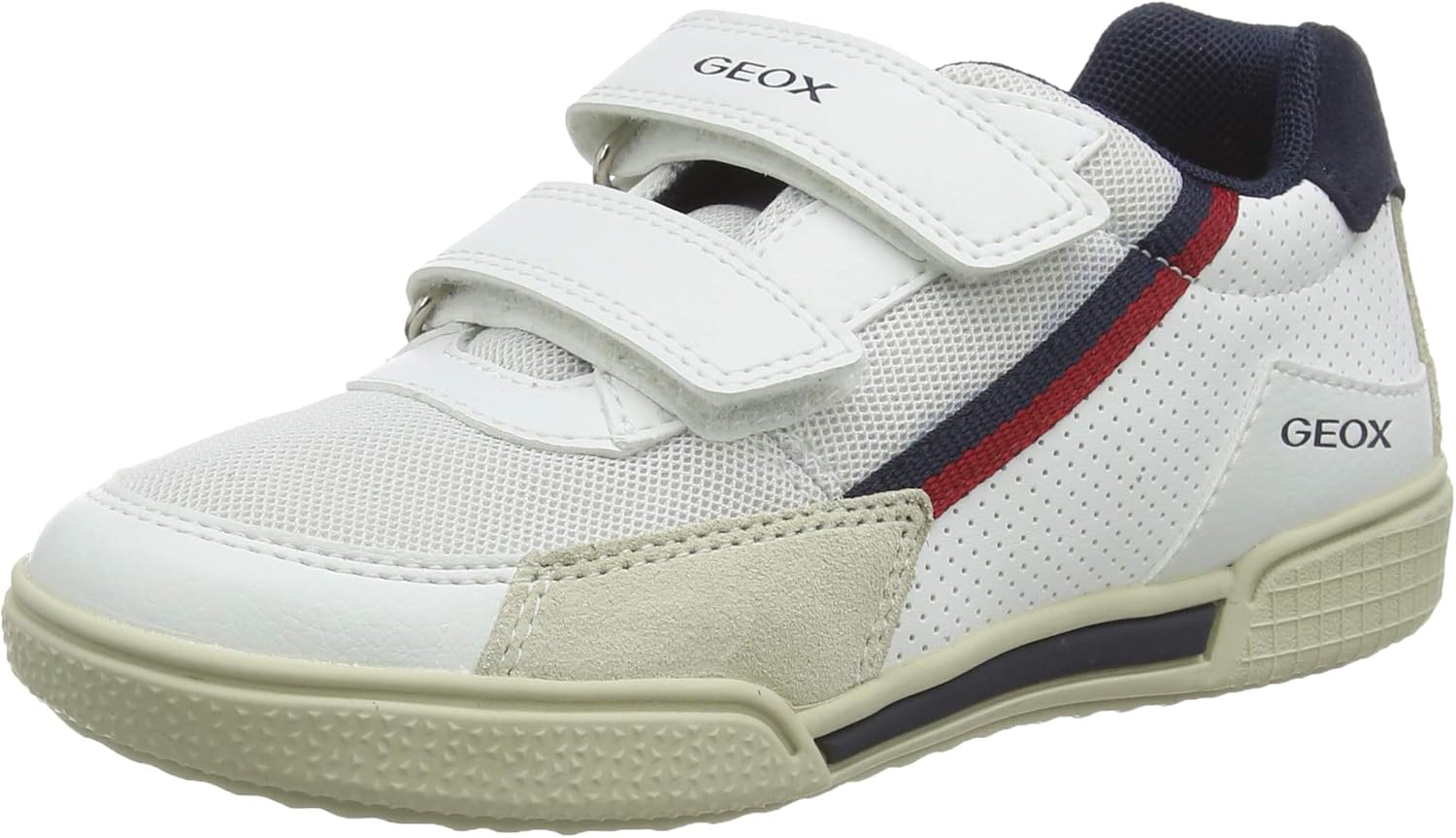 geox red trainers