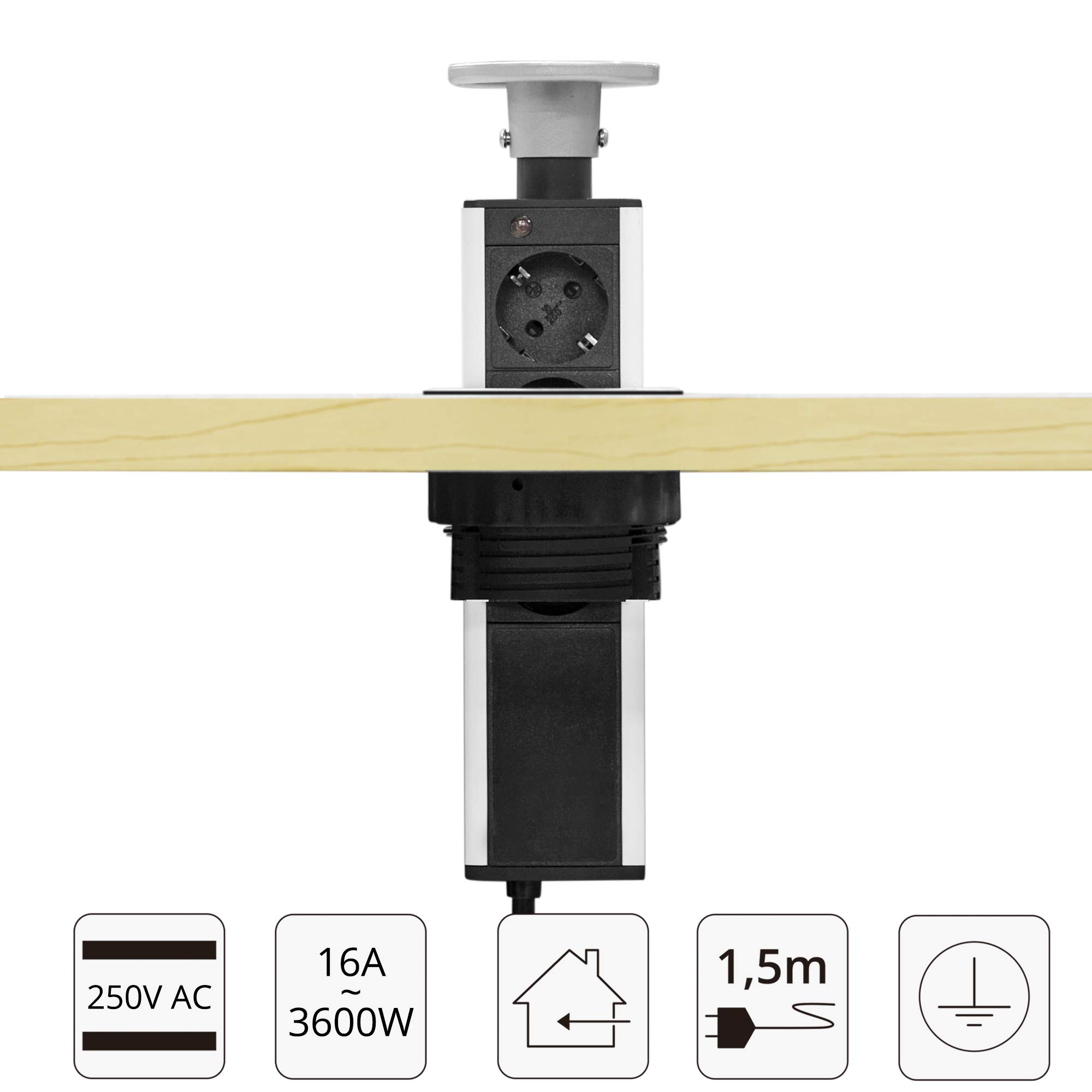 HUX POWER EL1803S - Regleta