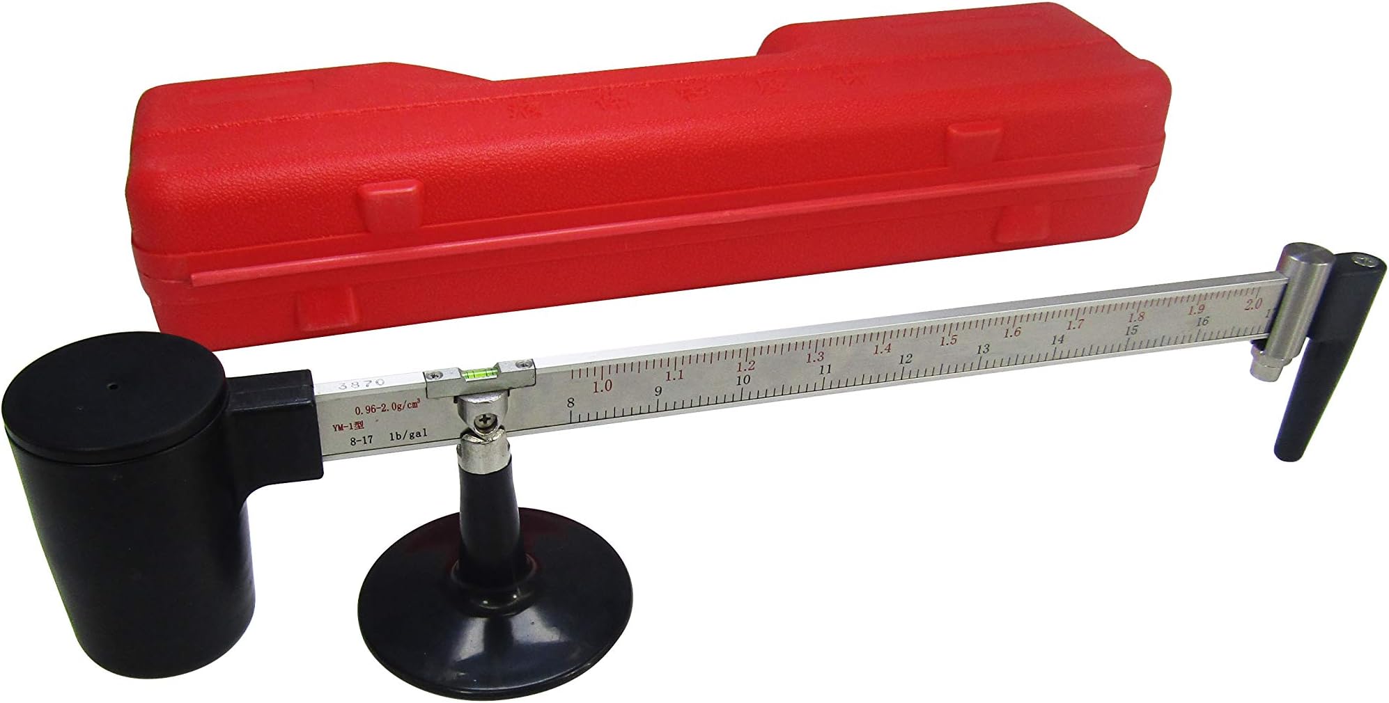 Mud Hydrometer, Liquid Density Meter (0.96～2.0g/cm3)