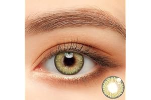 Libruver Colored Contact Storage Organizer Case with Lenses Remover Tweezer Set, Bseries Green