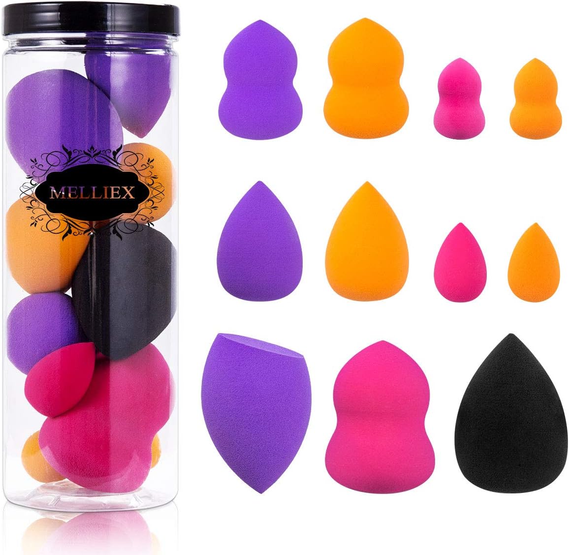 Makeup Sponge Blender Set, 11pcs Beauty Blender Foundation Blending