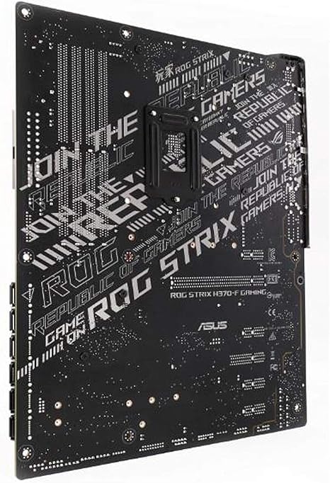 Asus Rog Strix H370 F Gaming Lga1151 300 Series Ddr4 Dp Hdmi Dvi M 2 Atx Motherboard With Usb 3 1 Gen2 Computers Accessories Amazon Com