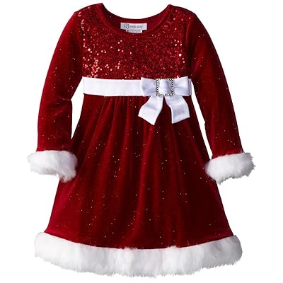 Sparkling Red Velvet Christmas Dress for Toddler Maldives | Ubuy