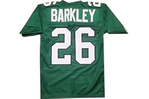 Generic Custom Stitched Saquon Barkley Kelly Green Youth Jersey Size Youth Large