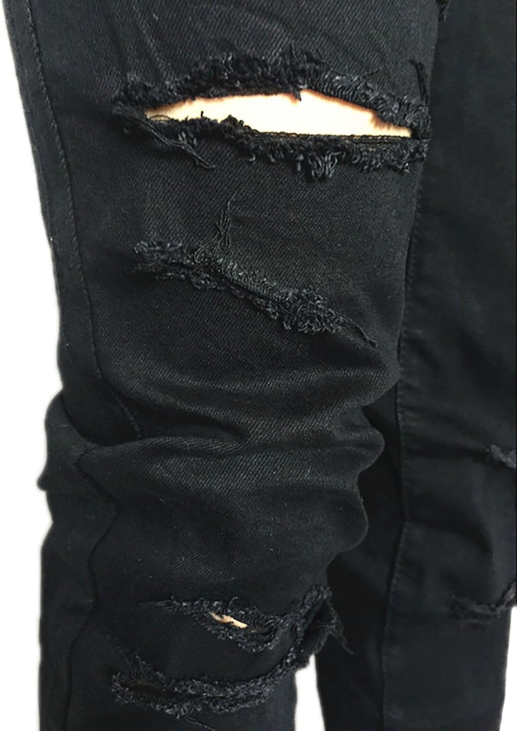 open knee jeans mens