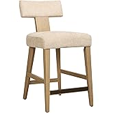 Uttermost 23883 Elysian - Counter Stool-37.5 Inches Tall and 18.5 Inches Wide, Finish Color: Sand