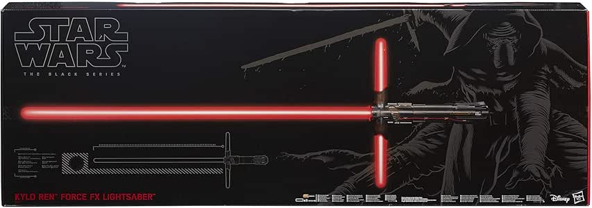 kylo ren deluxe lightsaber
