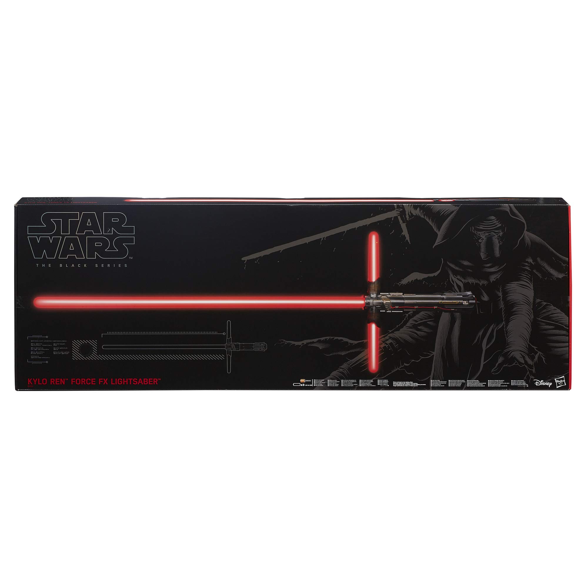 star wars the black series kylo ren force fx deluxe lightsaber