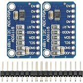 2PCS ADS1115 16 Bit IIC I2C Analog to Digital Converter Module Precision ADC Converter 4 Channel Development Board Programmable Gain Amplifier 2.0V to 5.5V for Arduino Raspberry Pi
