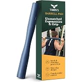 Dense Rubber Barbell Adapter for Squats &ndash; Fits Standard &amp; Olympic Bars | Anti-Slip Design &ndash; Compact &amp; Durable Alternative to Foam Pads &ndash; Ideal for Strength Training