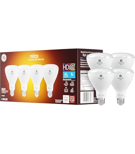 GE Lighting 14891 30-Watt Indoor Reflector Floodlight Bulb – 6-Pack, Dimmable